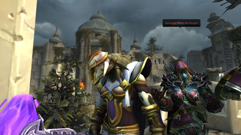 “Saurfang! Where are you? I need to make more asshole comments about your son dying in Wrath of the Lich King!”